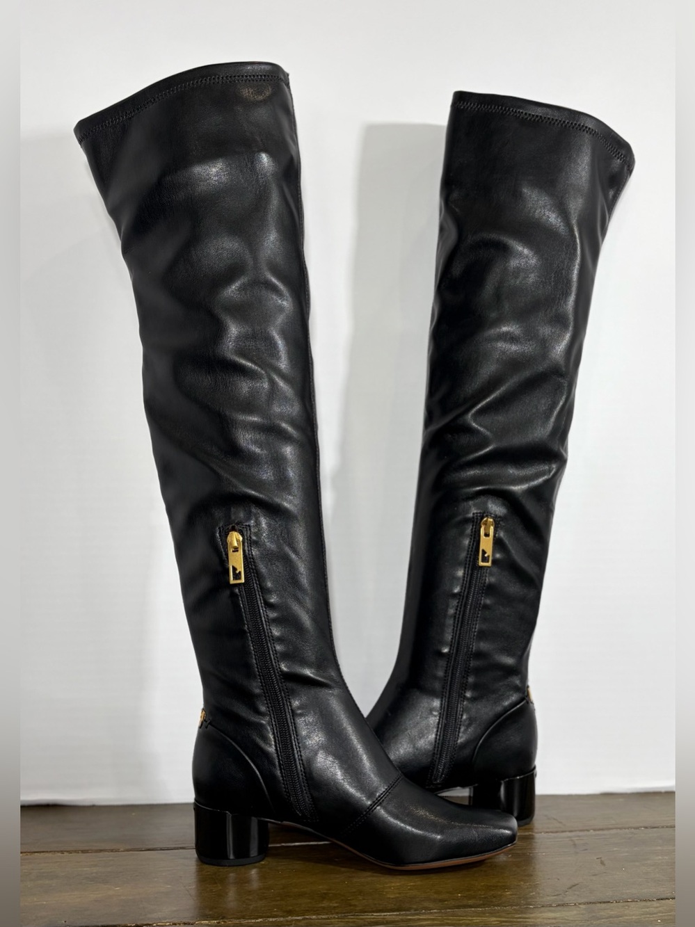 NEWFranco Sarto Women's Novara Over the Knee Square Toe Boots Size 5.5 - Picture 8 of 12